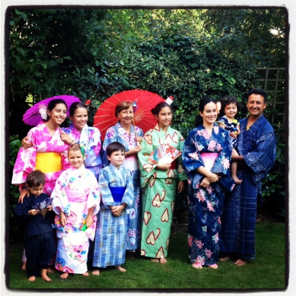 Family kimono party T A K A Y O