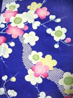 vintage plum kimono