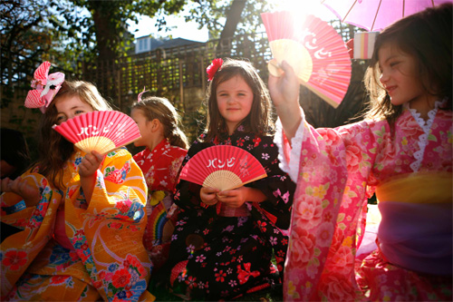 Girl’s Kimono party