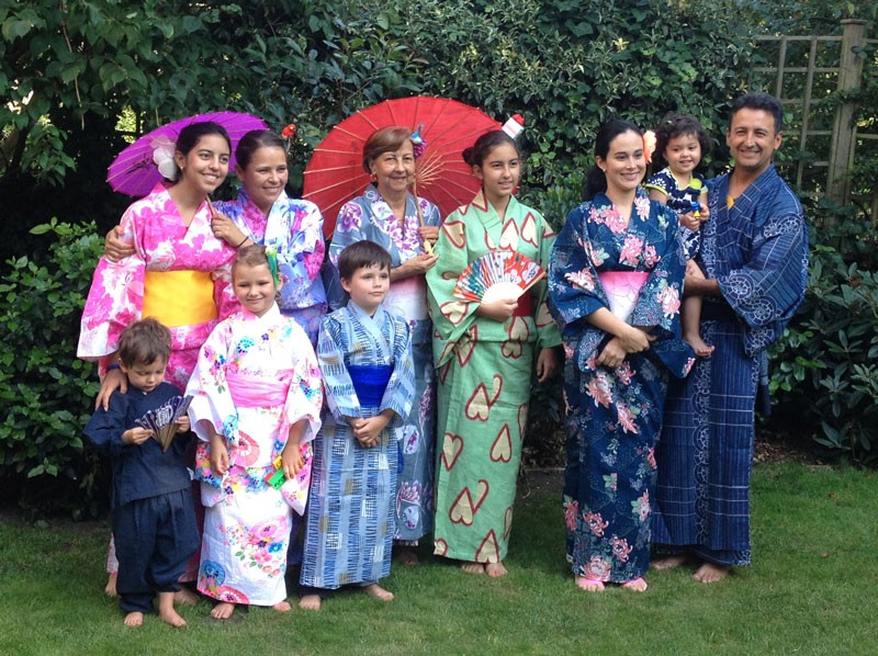 bespoke events, japanese kimono party