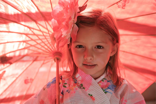 children's kimono party takayo