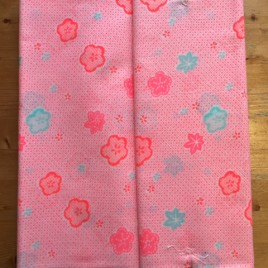 Vintage kimono fabric bolt plum flower