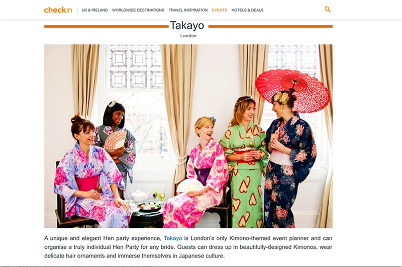 Takayo kimono party in trivago