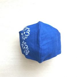 Japanese tenugui mask chrysanthemum