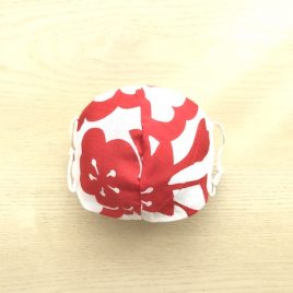 Japanese tenugui mask red plum