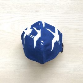 japanese tenugui mask tsuru