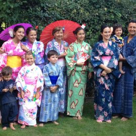 bespoke events, japanese kimono party