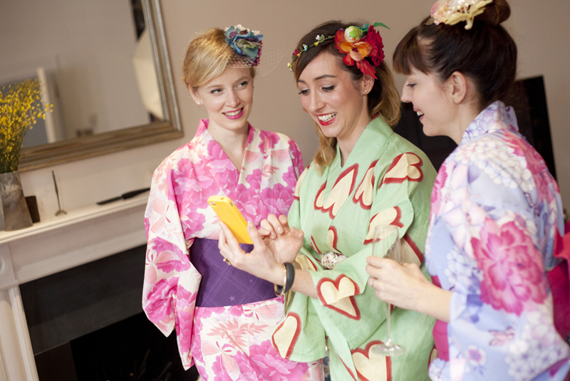 classy kimono hen party