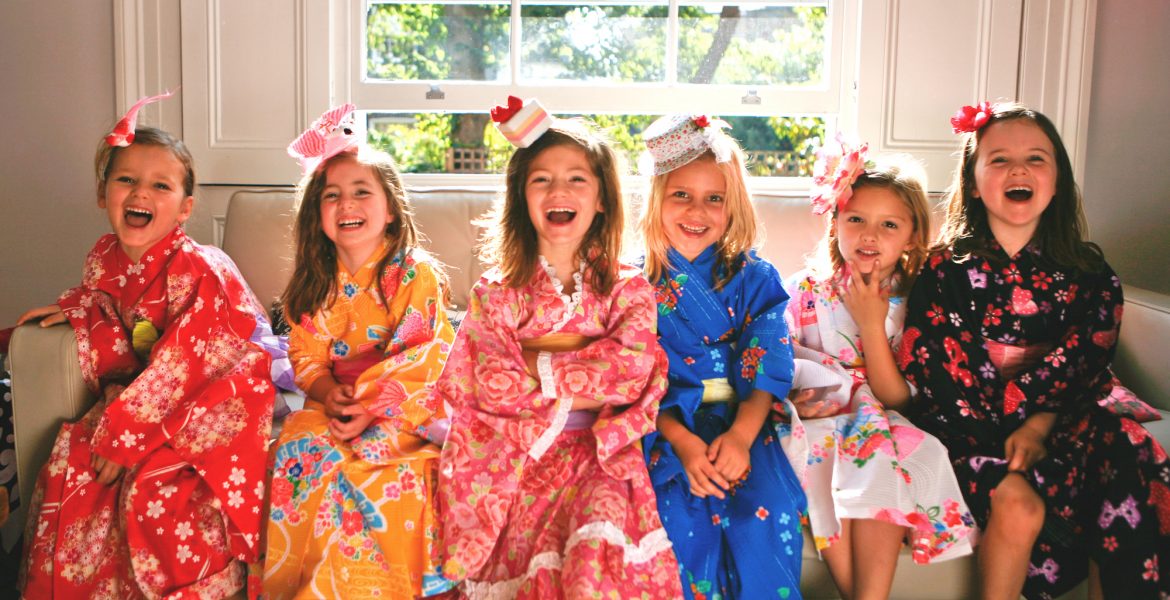 Kids kimono Japanese party